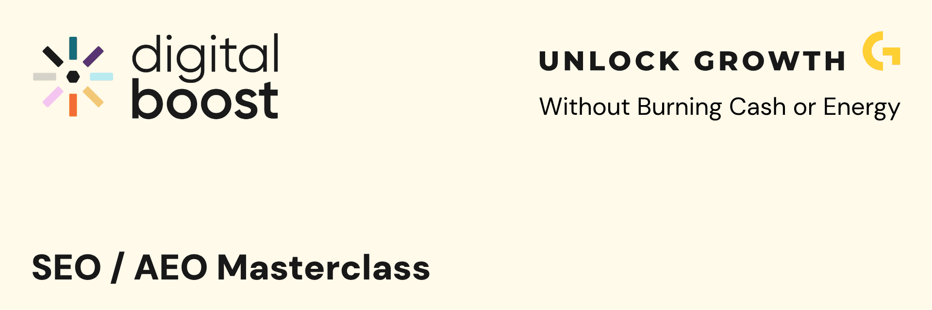 Digital Boost - SEO AEO Masterclass